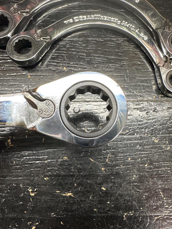 GearWrench Half Moon Reversible Double Ratcheting Wrench – 11mm X 13mm 5 thumbnail image