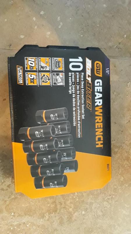 Deep Extraction Socket Set