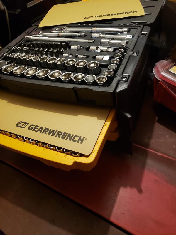 243 Pc. 6 Point Mechanics Tool Set in 3 Drawer Storage Box