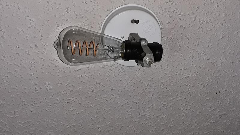 What the lightbulb looks like turned off.