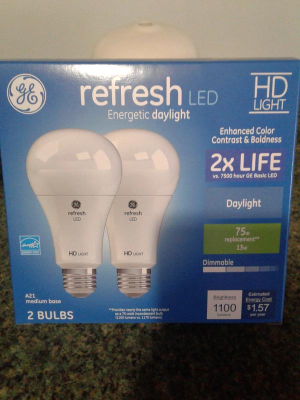 GE NOT LED Ceiling Fan Fridge Oven Multi Use A15 Frosted Bulbs 60W