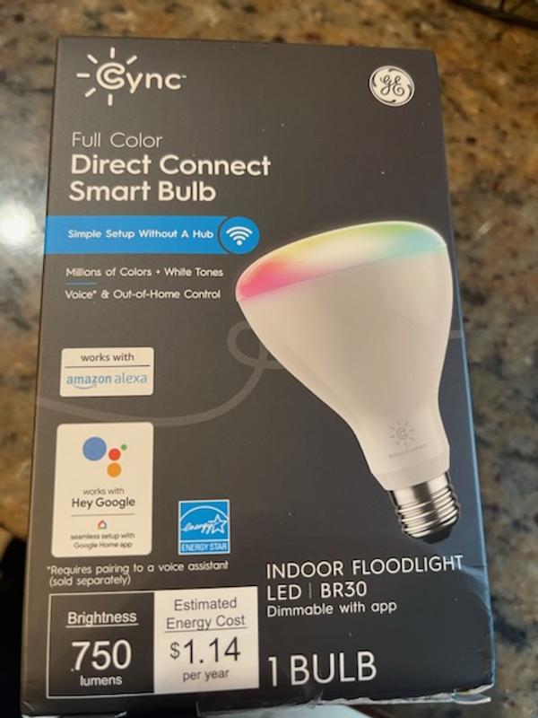 Cync PAR38 Smart LED Outdoor Floodlights (2 Pack) Color Changing