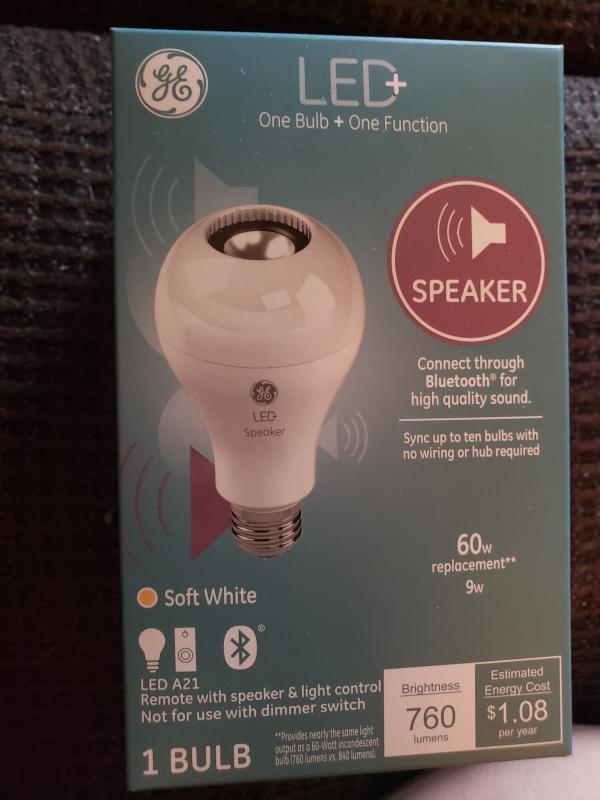 Spectrasound led bulb 2024 and speaker