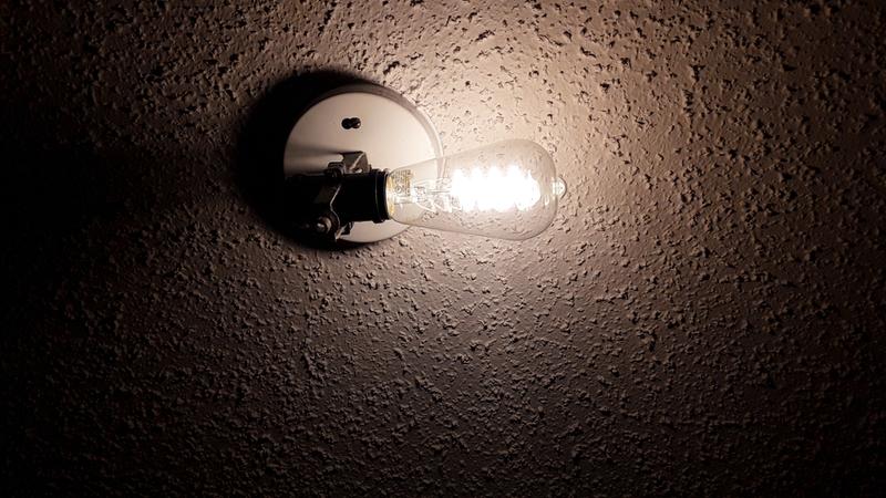 What the lightbulb looks like turned on.