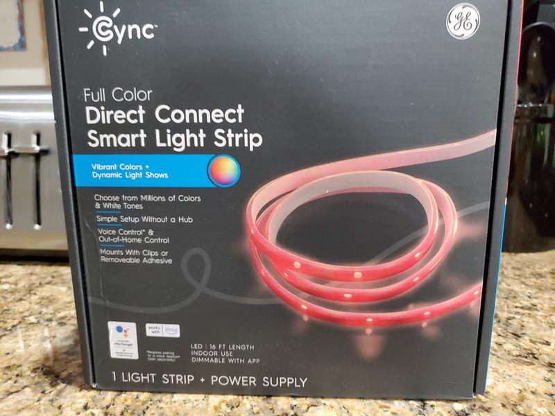 16.4 Ft LED Tape Light Color Changing For Indoor Or Outdoor Use Connectable Weather Resistant Dc 12v Plug