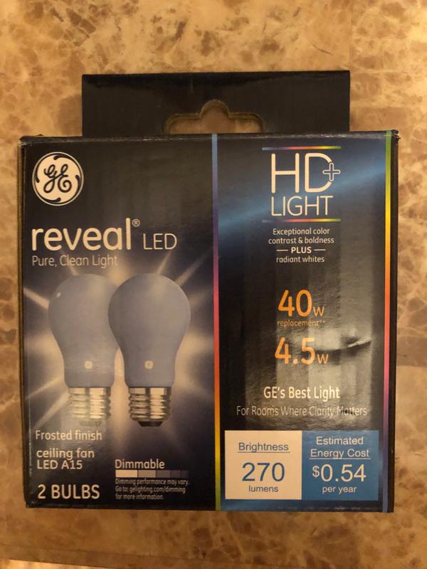 4.5W LED A15 Daylight Clear Refrigerator Light Bulb - 1 Pk by GE