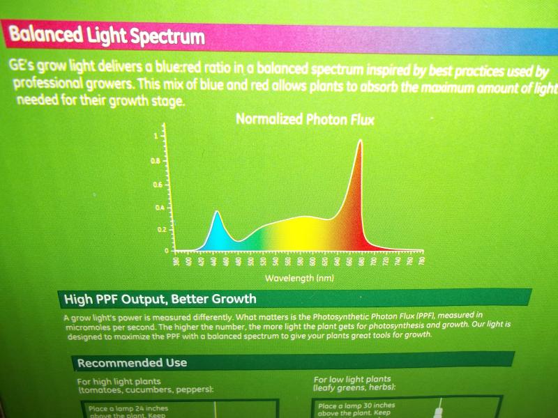 Ampoule de lumière de croissance à spectre lumineux équilibré à DEL de 9W  de GE BR30 (paquet de 1) 93120238