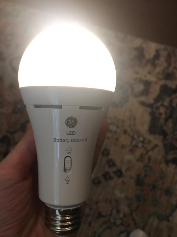 Ge Led+ Battery Backup Light Bulb : Target