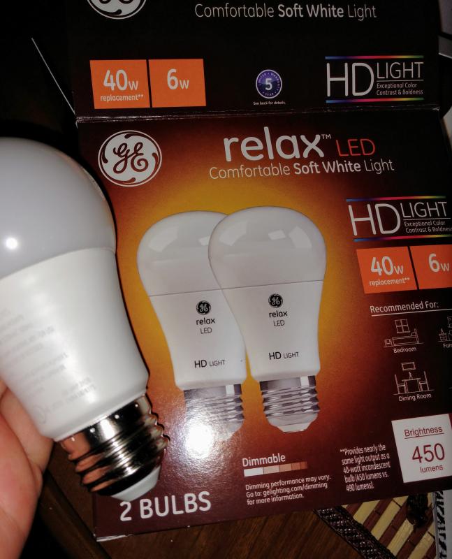 Relax led comfortable soft deals white light 40w