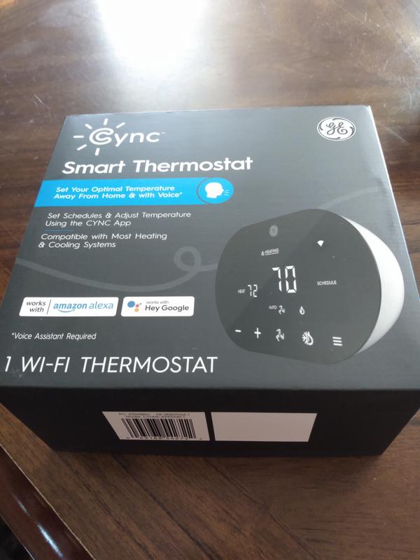 GE CYNC Smart Temperature Sensor, Smart WiFi Thermostat Sensor, Humidity  Sensor, Works with Cync Smart Thermostat (Sold Separately)