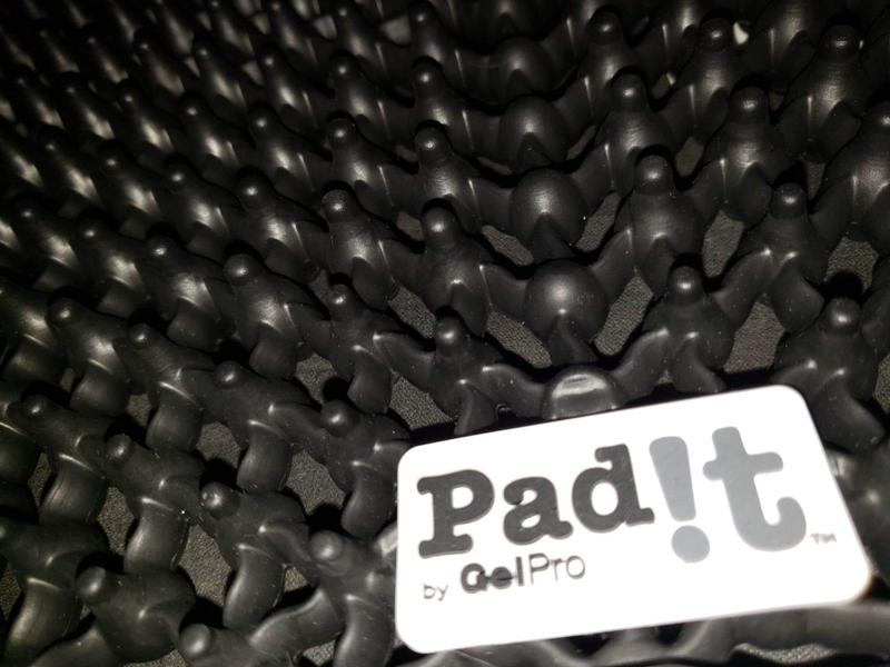GelPro Pad-It Eva Foam 3-D Seat Cushion, 17-1-2, Green
