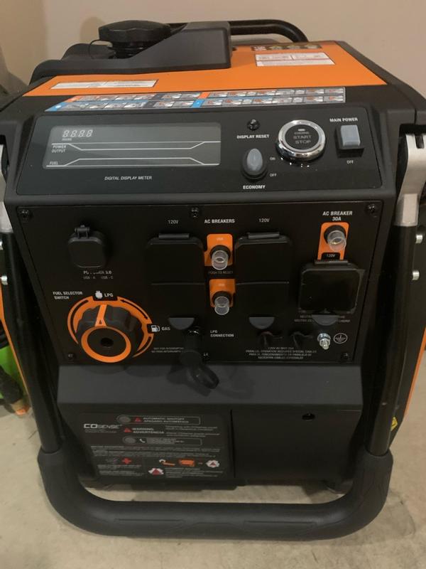 Portable Inverter Generator, iQ3800| Dual Fuel| 8946| Generac