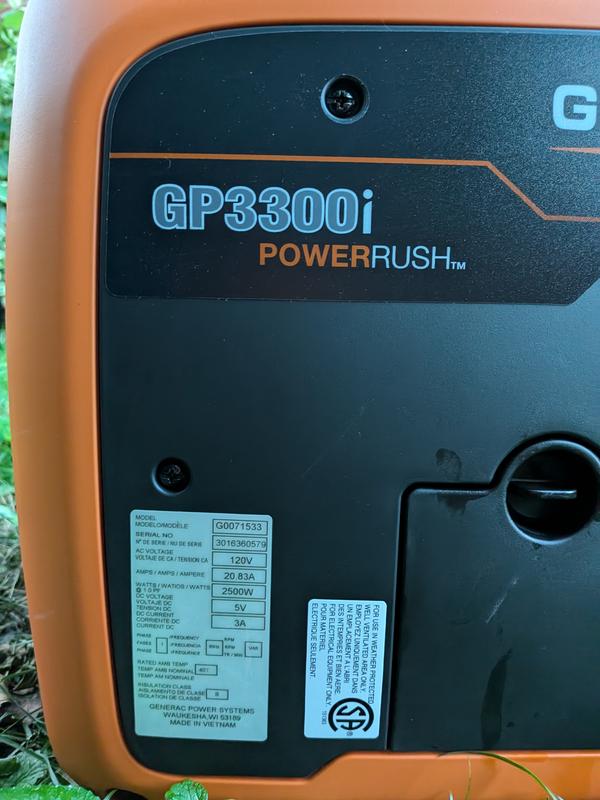 Portable Inverter Generator, iQ3800| Dual Fuel| 8944| Generac