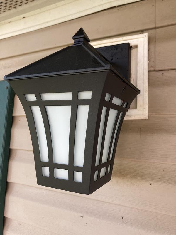 Generation Lighting Herrington 1-Light 11.75-in H Satin Black