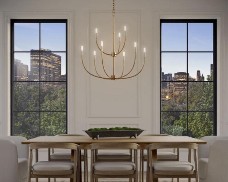 Generation Lighting Greenwich 9-Light Farmhouse Chandelier 3167109