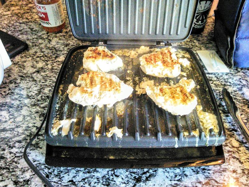 Foreman 8Serving Variable Temperature Grill in Black Bed Bath