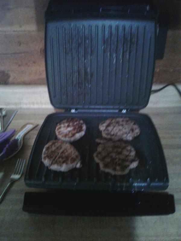 Foreman 8Serving Variable Temperature Grill in Black Bed Bath