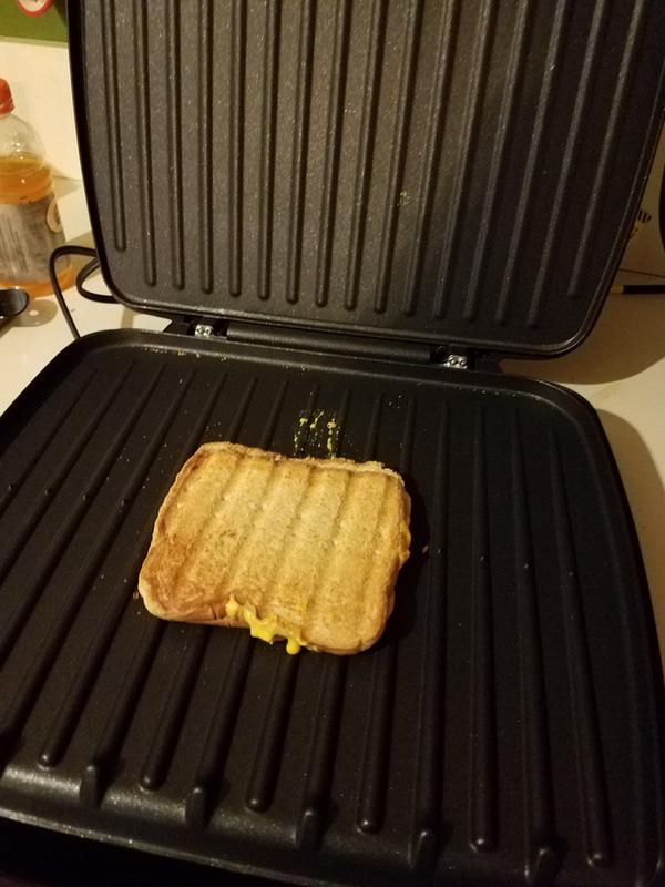 Foreman 8Serving Variable Temperature Grill in Black Bed Bath