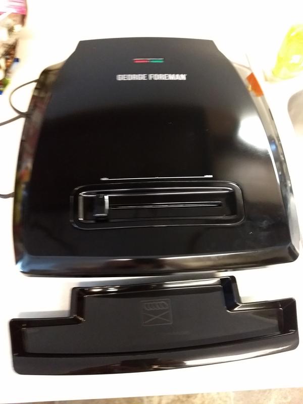 Foreman 8Serving Variable Temperature Grill in Black Bed Bath