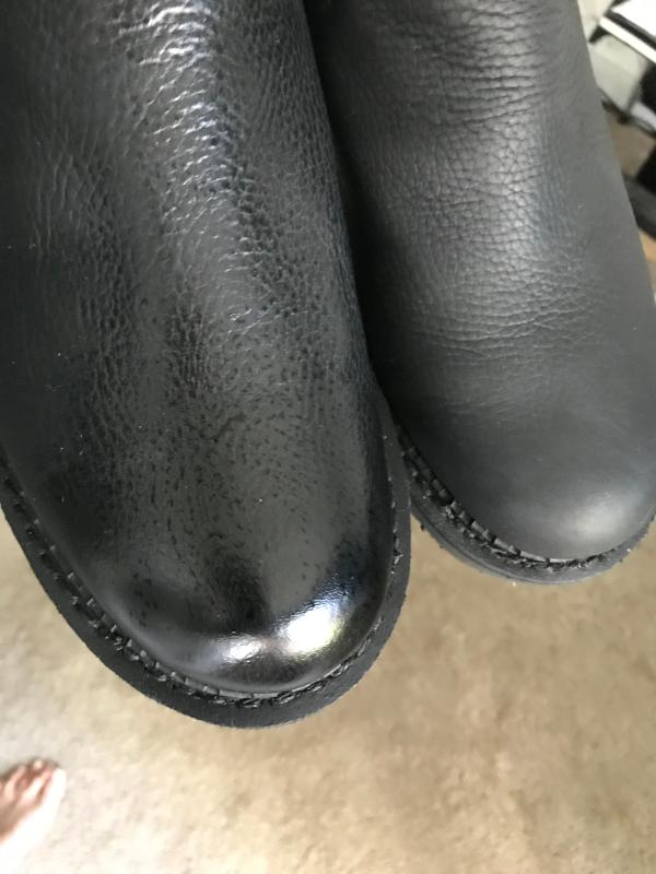 I spit shined them. Before and after.
