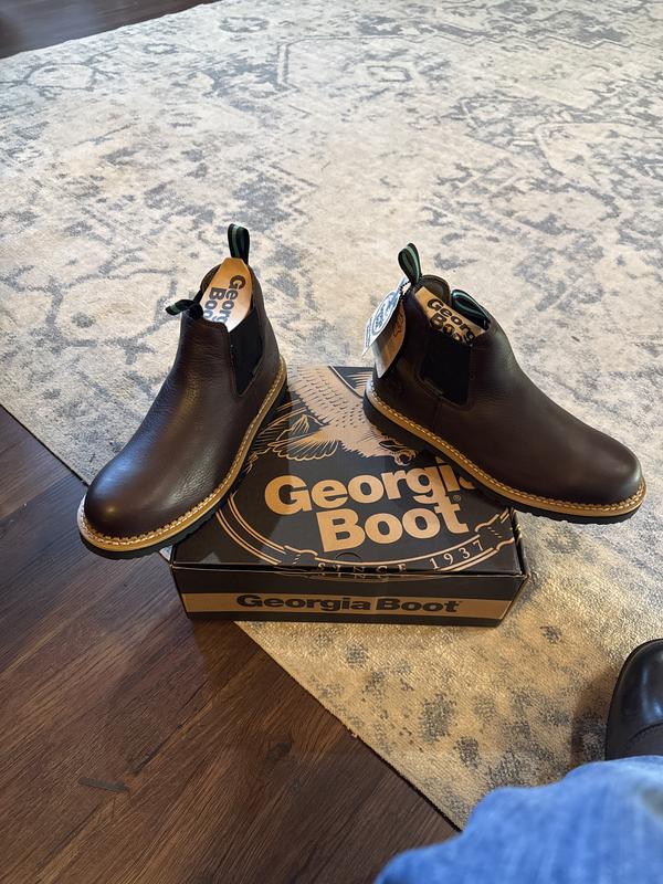 Georgia Giant Men's Soggy Brown Romeo Work Boot – Georgia Boot