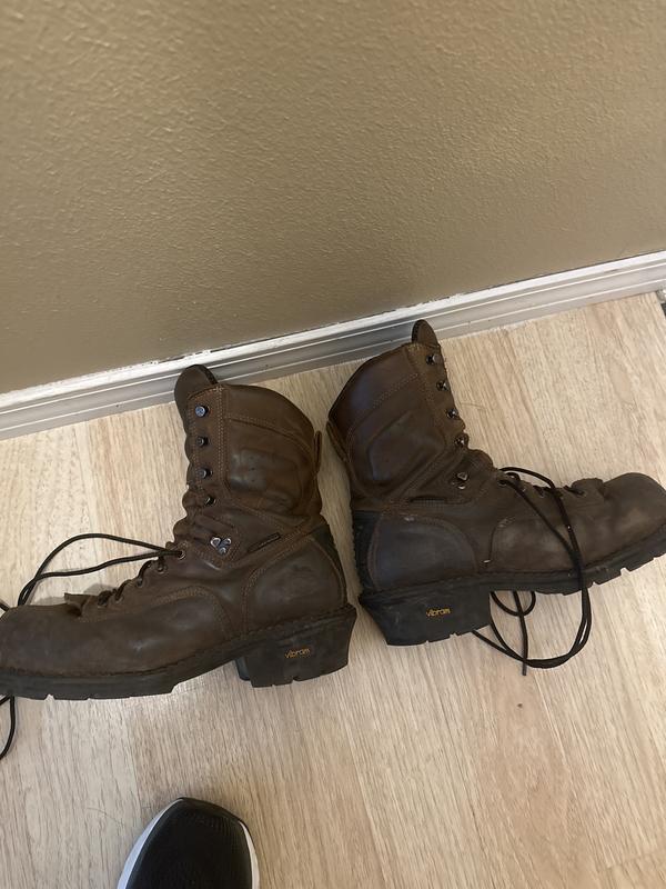 Georgia Boot Men's USA Scalloped Heel Waterproof Logger