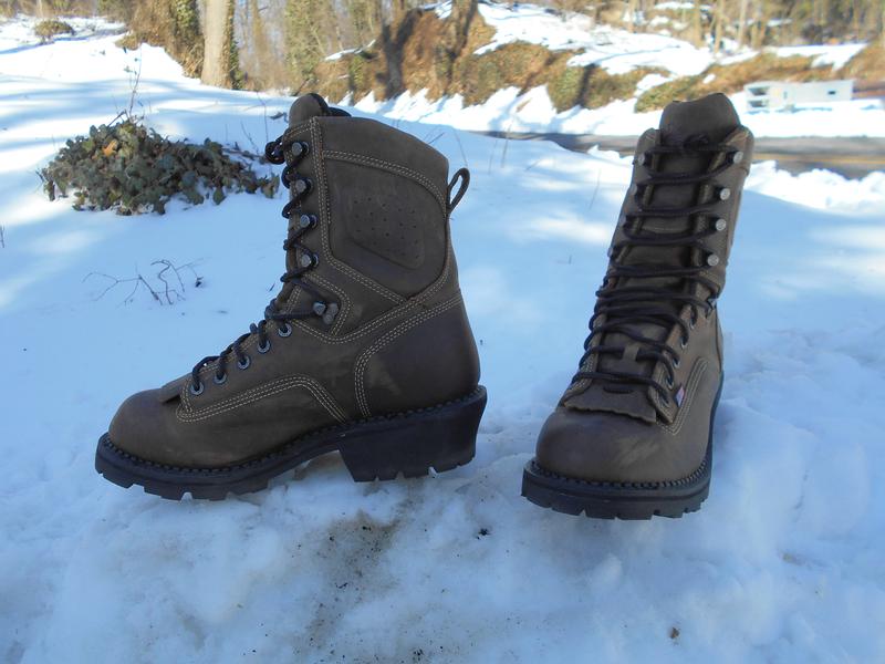 Georgia Boot Men's USA Scalloped Heel Waterproof Logger
