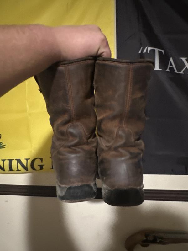 About 6 months of constant 12+ hours a day looks like with my boots