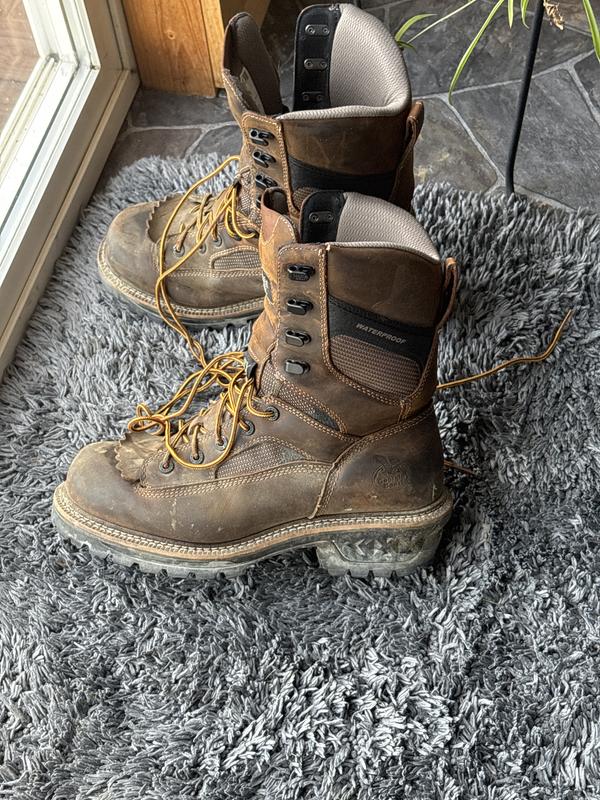 Georgia Boot LTX Logger Composite Toe Waterproof Black Work Boot