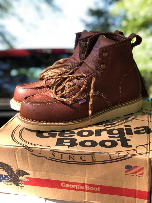 Georgia moc toe boots hotsell