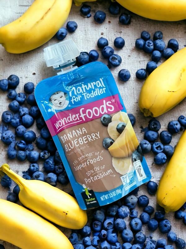 Gerber banana blueberry pouch sale