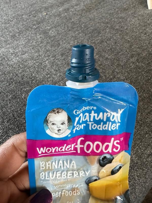 Gerber blueberry hot sale banana pouch