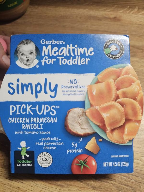 Spinach Ravioli Gerber Gerber Simply Pick-Ups Chicken Carrot