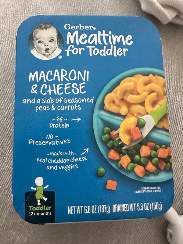 Gerber macaroni best sale and cheese