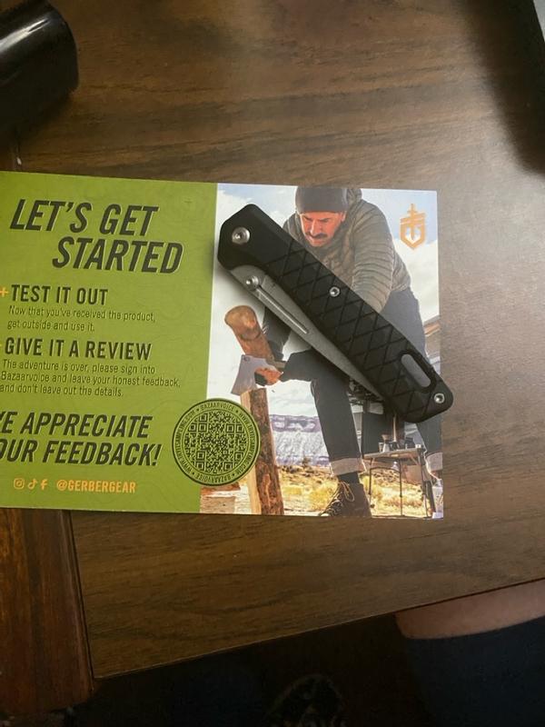 Photo submitted with review of product