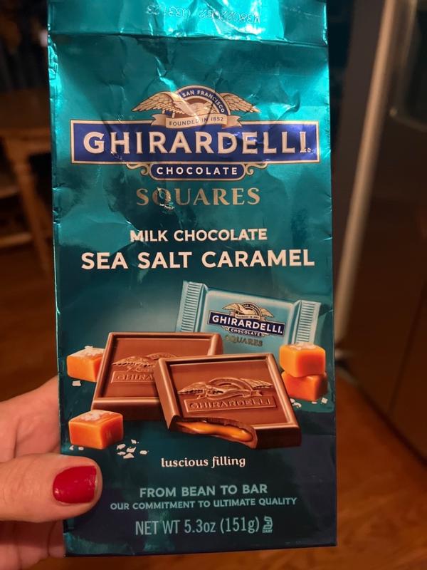Milk Chocolate Sea Salt Caramel Squares by Ghirardelli