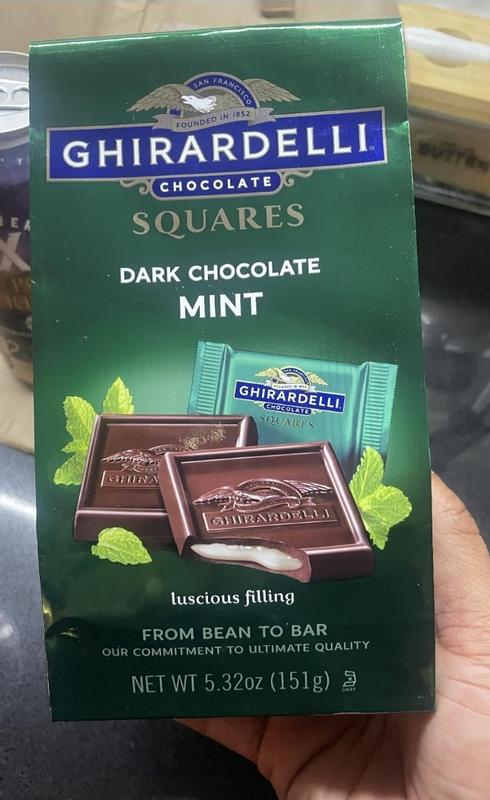 GHIRARDELLI Dark Chocolate Mint Squares, 5.32 Oz Bag | Meijer