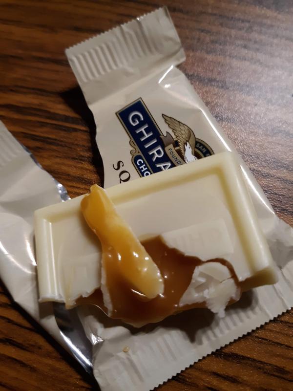 If you have these little @ghirardelli white chocolate squares you have