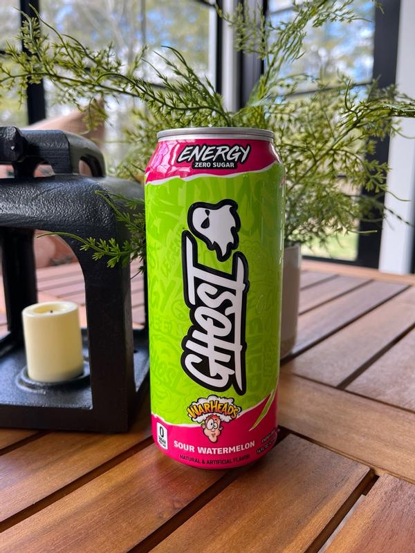 Buy Ghost Zero Sugar Energy Drink, Warheads Sour Watermelon, 16 fl