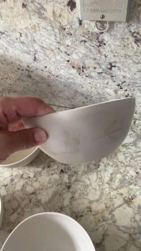 Customer photo for "The Bloomhouse Porto Petals is a ceramic dinnerware set made in Portugal with an elegant floral design, durable quality, and it is microwave and dishwasher safe, perfect for both everyday use and decorative table settings."