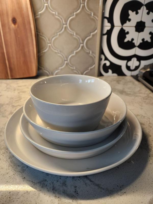 Customer photo for "Simple, pretty, practical dinnerware"