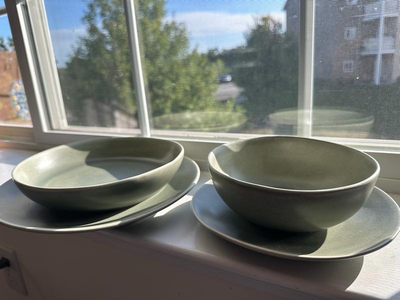 Customer photo for "Beautiful, high quality…and microwave/dishwasher s"