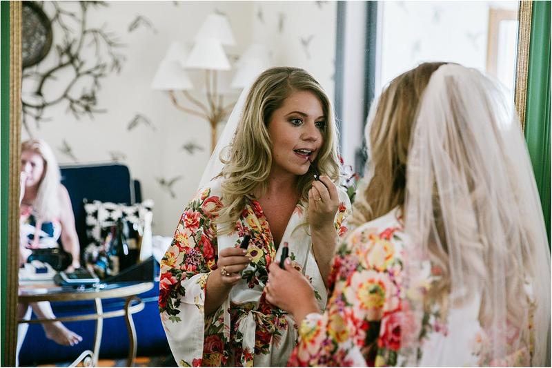 I only had to apply it a couple of times on the night of our wedding! Once I put on this coat the next time I put some on was right after we said I do and we were about to take photos!