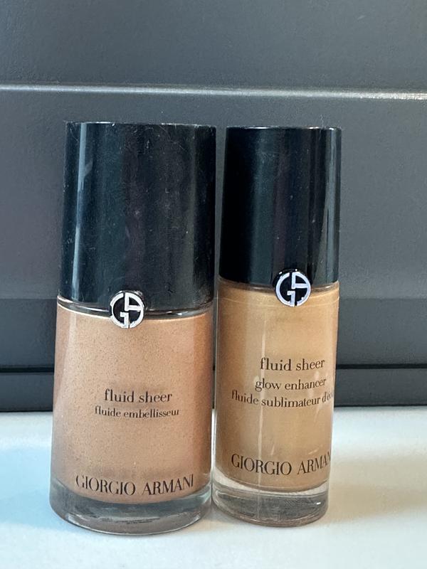 Giorgio Armani - Fluid Sheer Highlighter - Natural Effect Foundation for  Radiant Skin - Luxury - Avvenice