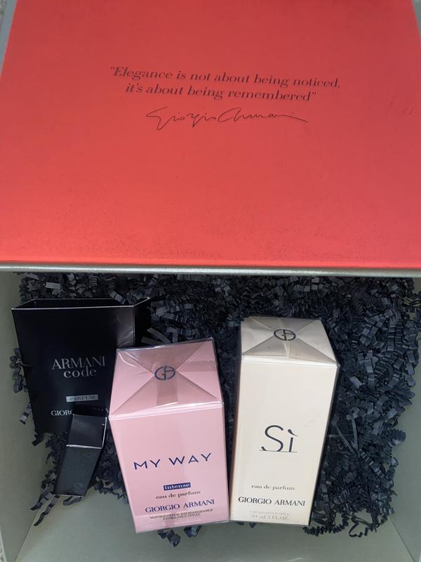Holiday Gift Wrap Custom Present Packaging Armani beauty