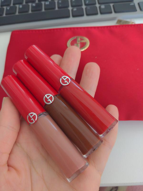Armani Armani Lip Maestro Liquid Lipstick Mini Gift Set 66 value Bloomingdale s