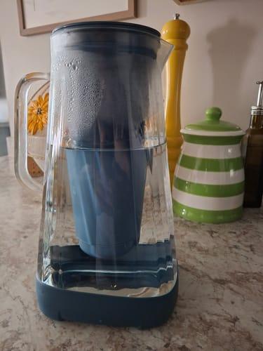 Glacier Fresh 10 Cup Glass Water Pitcher with 1.6X Flow Rate Upgraded  Ultrafiltration Membrane and Activated Carbon Filter in the Water Filter  Pitchers department at Lowes.com