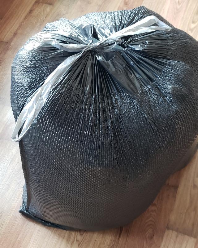 Glad Large Drawstring Trash Bags, ForceFlex 30 Gallon Black Trash Bags, 68  Count