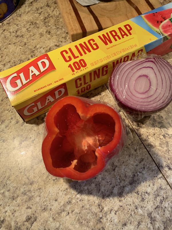 Glad 50% Plant Based 200 Sq ft Cling 'n Seal Food Wrap | Target