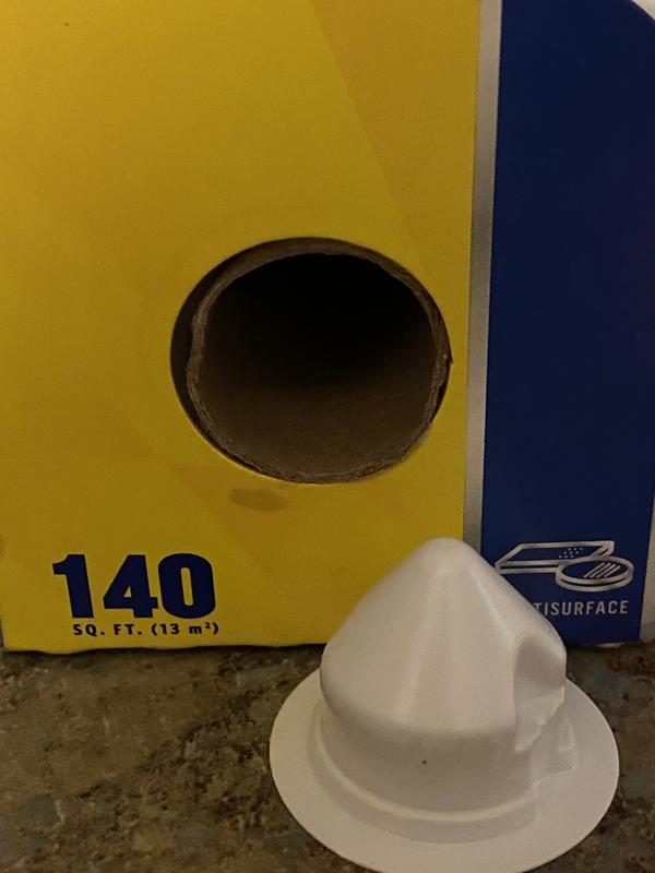 Note the plastic tab has become detached from box. It does not function when placed back in box.